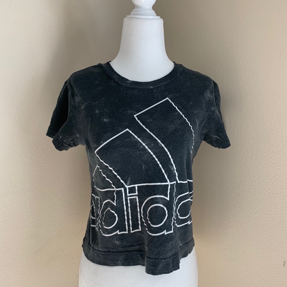Adidas Tie Dye Cropped Tee